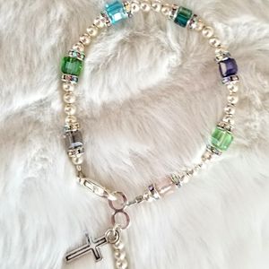 First Communion Bracelet or Special Gift, Birthday for Young Kid.